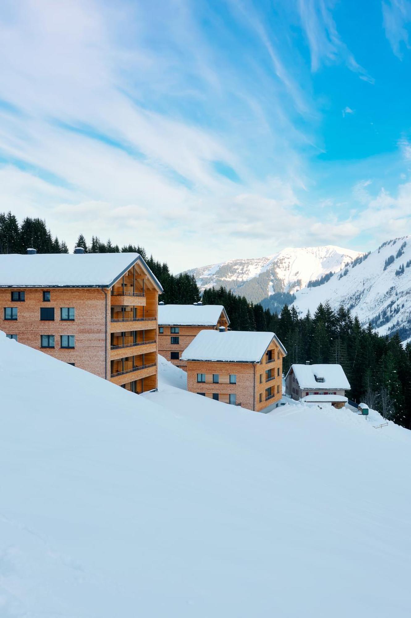 Alpenstolz Damuels Haus 2 - Stilvoll Urlauben In Den Bergen Damüls Exterior foto